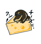 ワンちゃんが夢中になる食べ物。（個別スタンプ：3）