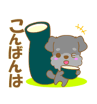 わんこ日和(ミニシュナ)-toYvu-（個別スタンプ：4）