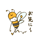 働かないバチさん（個別スタンプ：8）