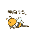 働かないバチさん（個別スタンプ：36）