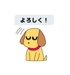 使いやすい！基本のかわいい犬スタンプ（個別スタンプ：8）