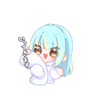 ひなひなと抱き枕（個別スタンプ：3）