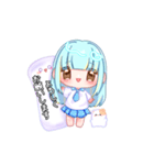 ひなひなと抱き枕（個別スタンプ：6）