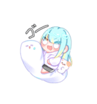 ひなひなと抱き枕（個別スタンプ：9）