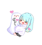 ひなひなと抱き枕（個別スタンプ：13）