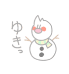 寒い日のなかよしオカメインコさん（個別スタンプ：11）