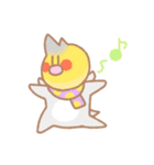 寒い日のなかよしオカメインコさん（個別スタンプ：37）