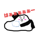黒好きな雪だるマン（個別スタンプ：15）