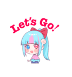あみりちゃんスタンプ.No2(ミニキャラ！)（個別スタンプ：9）