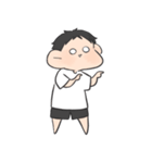 文字なし男の子（個別スタンプ：35）