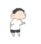 文字なし男の子（個別スタンプ：38）