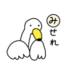 白鳥さんあいうえお 新潟弁の白鳥さん5（個別スタンプ：32）