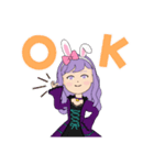 うさぎ娘のラビット（個別スタンプ：1）
