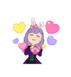 うさぎ娘のラビット（個別スタンプ：3）