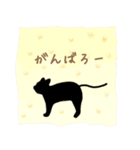 シール風 猫の絵（個別スタンプ：9）