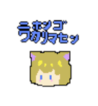 くろねこさんドット（個別スタンプ：24）