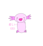 色んな色のウーパールーパー（個別スタンプ：6）