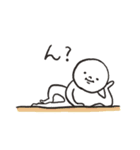シンプルなまるがおちゃん part1（個別スタンプ：34）