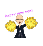 happy new yearおみつさん（個別スタンプ：1）