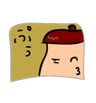 ベレーおじさんの1日。（個別スタンプ：5）