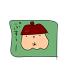 ベレーおじさんの1日。（個別スタンプ：15）