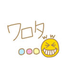 手書きニコちゃんスタンプ（個別スタンプ：12）