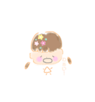 透明感ゆる落書き おんなのこ（個別スタンプ：7）