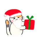 【冬/Xmas/お正月】もちもちほっぺのねこ7（個別スタンプ：3）