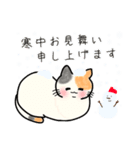 【冬/Xmas/お正月】もちもちほっぺのねこ7（個別スタンプ：27）