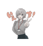 アスハちゃんとおともだち（個別スタンプ：9）