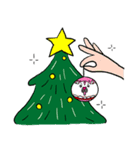 斗牛犬わんわん メリークリスマス（個別スタンプ：2）