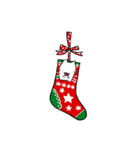 斗牛犬わんわん メリークリスマス（個別スタンプ：3）