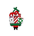 斗牛犬わんわん メリークリスマス（個別スタンプ：5）