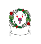 斗牛犬わんわん メリークリスマス（個別スタンプ：7）