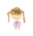 たれ目のツインテールちゃん（個別スタンプ：3）