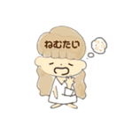 たれ目のツインテールちゃん（個別スタンプ：13）