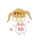 たれ目のツインテールちゃん（個別スタンプ：15）