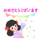 赤いリボン少女リリ（個別スタンプ：17）