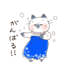 ふんわりフラねこ（個別スタンプ：15）