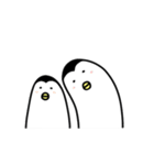 ペンギンとヒナ（個別スタンプ：16）