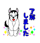 仲良しな犬の挨拶【元気猫シリーズ】（個別スタンプ：6）