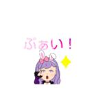 うさぎ娘のラビット2（個別スタンプ：1）