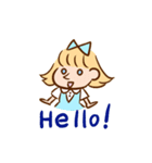 メアリーの日常［ゆる英語］【修正版】（個別スタンプ：2）