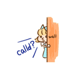 メアリーの日常［ゆる英語］【修正版】（個別スタンプ：5）