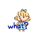 メアリーの日常［ゆる英語］【修正版】（個別スタンプ：7）