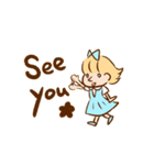 メアリーの日常［ゆる英語］【修正版】（個別スタンプ：40）