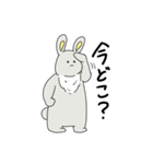 虚無顔なうさぎ3（個別スタンプ：10）