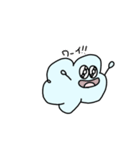 雲のもくもくんスタンプ（個別スタンプ：16）