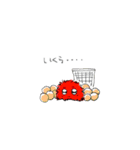 赤い毛玉（個別スタンプ：18）