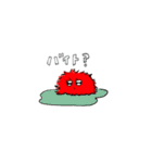 赤い毛玉（個別スタンプ：32）